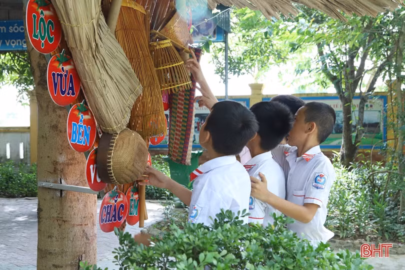 Độc đáo “Góc giáo dục địa phương” cho học sinh Hà Tĩnh