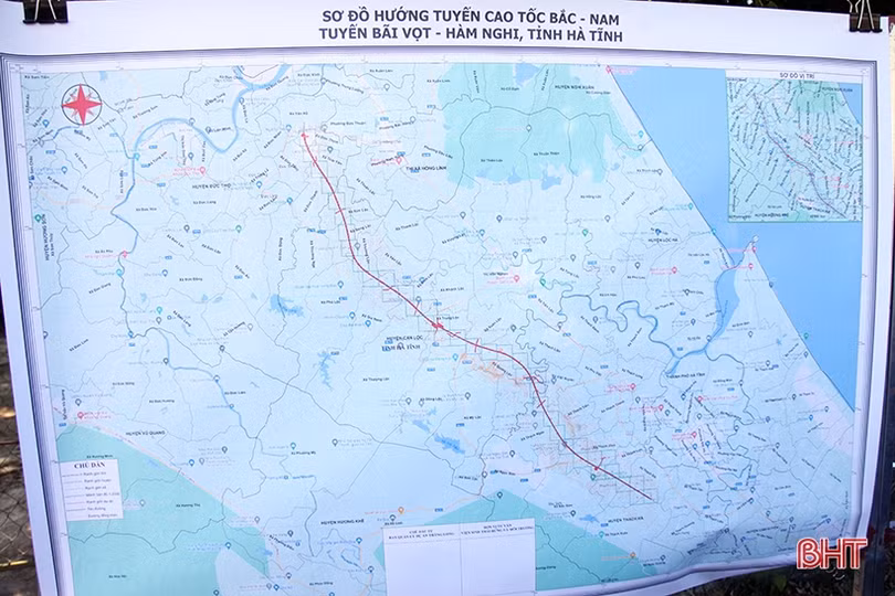 Bàn giao mốc giải phóng mặt bằng cao tốc Bắc - Nam qua Hà Tĩnh chưa đạt 100% khối lượng