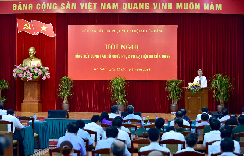 tong ket cong tac to chuc phuc vu dai hoi xii cua dang