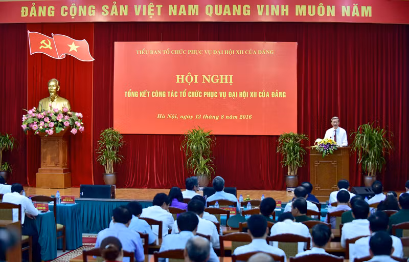 tong ket cong tac to chuc phuc vu dai hoi xii cua dang
