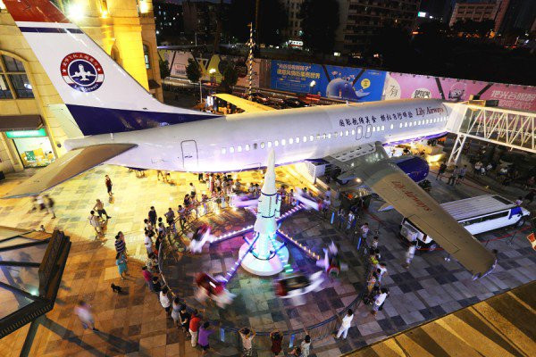 nha hang sieu doc ben trong may bay boeing 737
