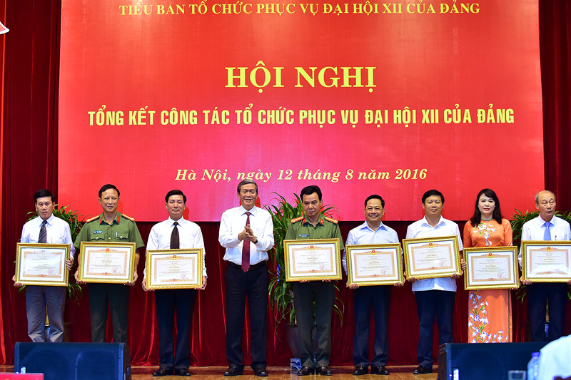 tong ket cong tac to chuc phuc vu dai hoi xii cua dang