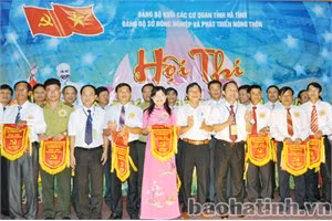 Đảng bộ Sở NN&PTNT là một trong những đơn vị thực hiện tốt hội thi bí thư chi bộ giỏi.