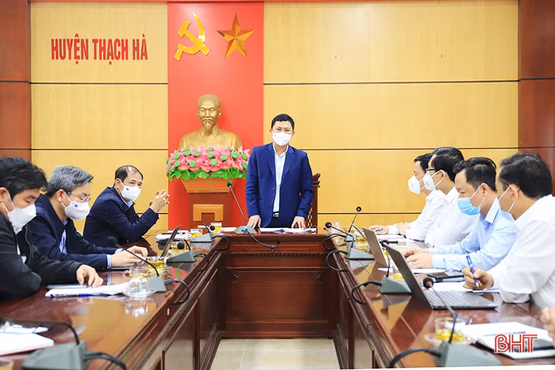 Thạch Hà cần quyết liệt thực hiện mục tiêu giảm số ca mắc và số ca bệnh trở nặng