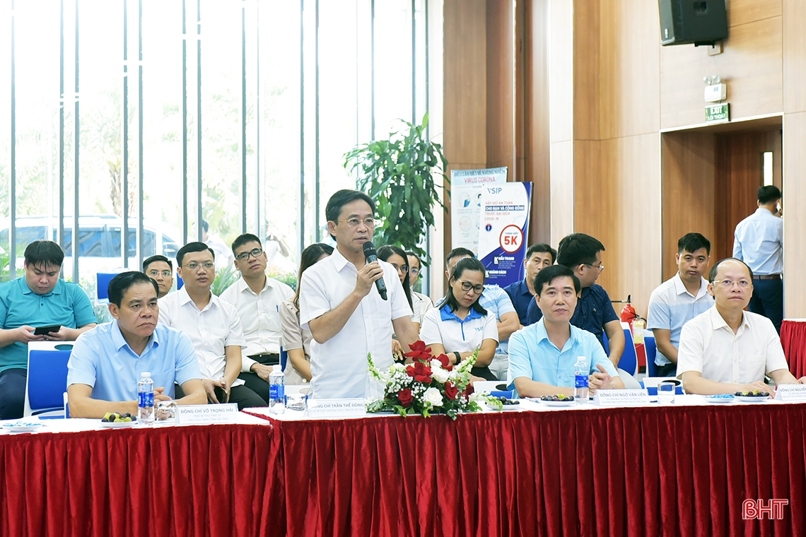 Đoàn công tác Hà Tĩnh tham quan Khu công nghiệp Vsip Bắc Ninh