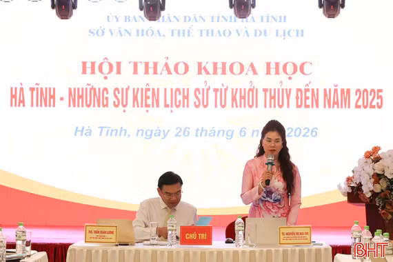 Hội thảo “Hà Tĩnh – Những sự kiện lịch sử từ khởi thủy đến năm 2025”
