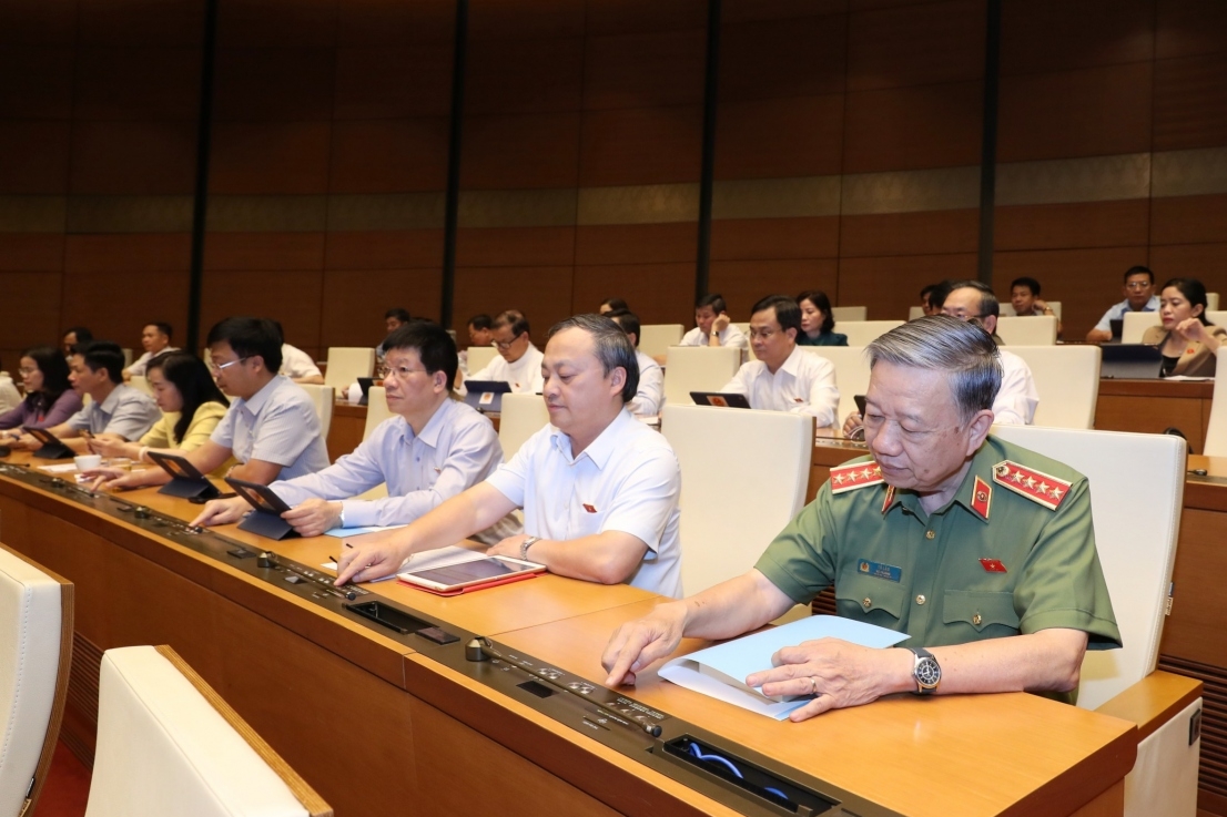 Quốc hội đồng ý tăng tuổi nghỉ hưu công an, bổ sung 6 vị trí cấp tướng