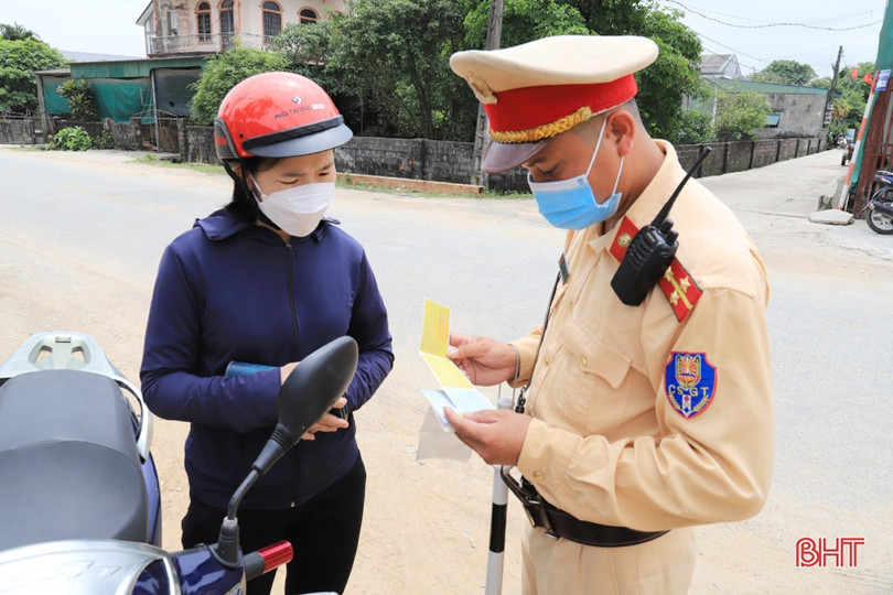 120 trường hợp vi phạm nồng độ cồn bị Công an huyện Kỳ Anh phạt 450 triệu đồng