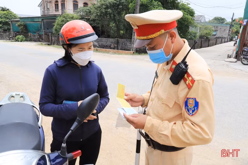 120 trường hợp vi phạm nồng độ cồn bị Công an huyện Kỳ Anh phạt 450 triệu đồng