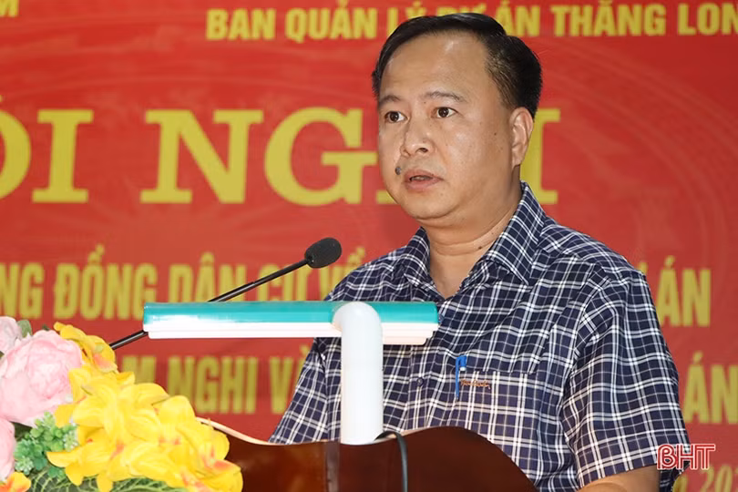 Người dân Cẩm Xuyên đề nghị đảm bảo thoát lũ khi triển khai dự án cao tốc Bắc - Nam