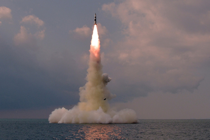 Triều Tiên nghi thử tên lửa đạn đạo phóng từ tàu ngầm