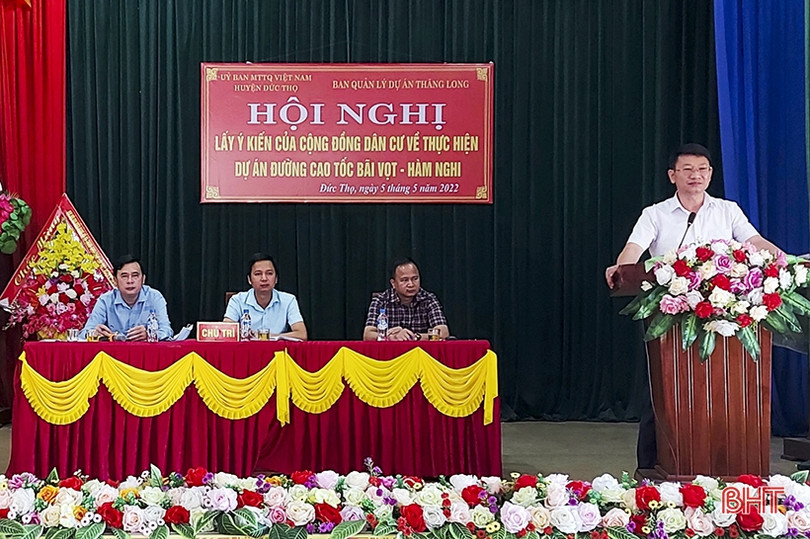 Các địa phương ở Hà Tĩnh sẵn sàng bàn giao mặt bằng dự án cao tốc Bắc- Nam ảnh 1 Các địa phương ở Hà Tĩnh sẵn sàng bàn giao mặt bằng dự án cao tốc Bắc- Nam