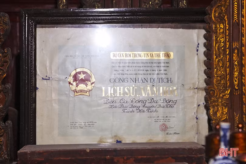 Nỗi lo xuống cấp di tích lịch sử - văn hóa Quốc gia đền Cả Tổng Du Đồng