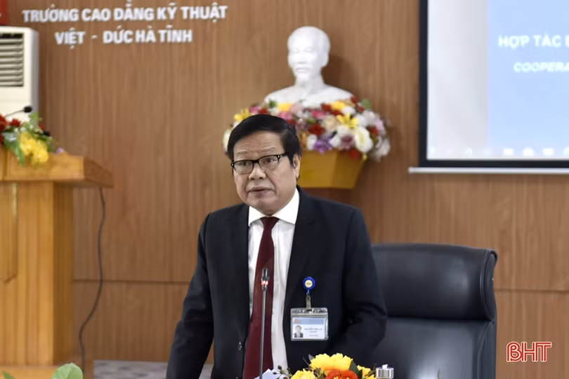 Tiếp tục mở rộng quan hệ hợp tác, tăng cơ hội cho học viên Hà Tĩnh sang Đức học tập và làm việc