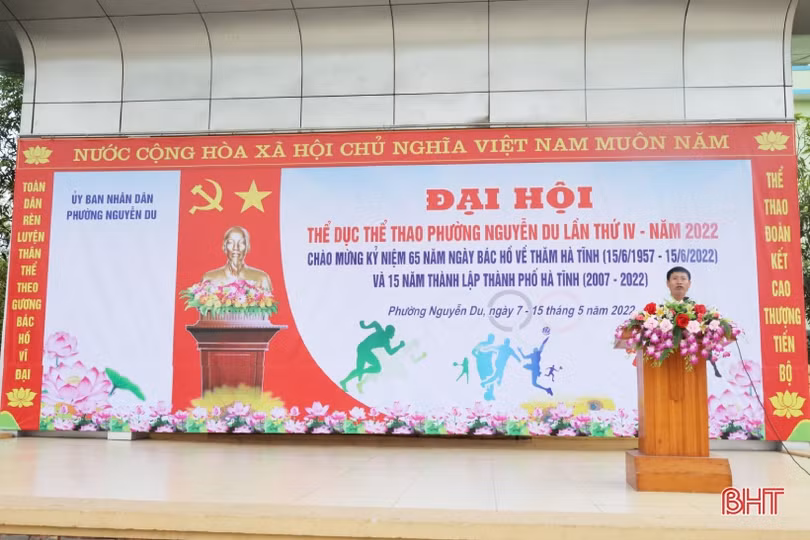 Đại hội TDTT phường Nguyễn Du tranh tài ở 5 bộ môn thi đấu