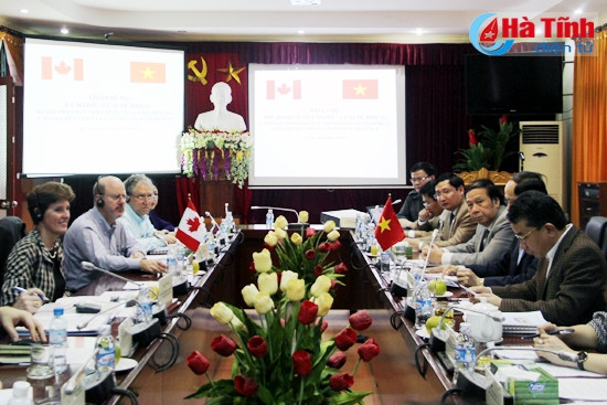 Hợp tác với Canada mở ra cơ hội phát triển mới cho thành phố Hà Tĩnh ảnh 1 Hợp tác với Canada mở ra cơ hội phát triển mới cho thành phố Hà Tĩnh ảnh 1