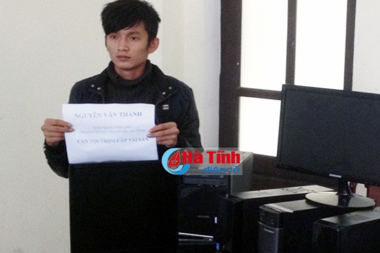 "Nghiện" game, 9X thực hiện 11 vụ trộm máy tính liên huyện ảnh 1