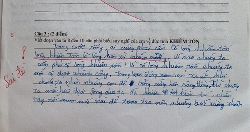 Những bài kiểm tra văn 'khó đỡ' của học trò ảnh 4
