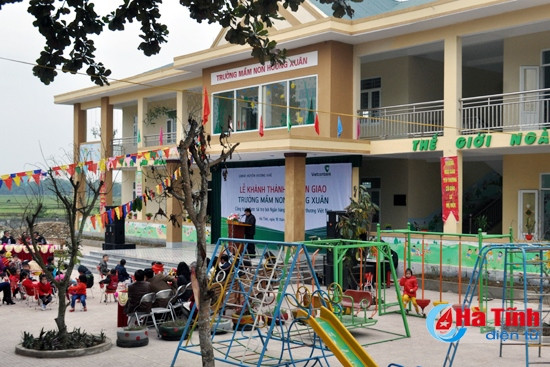 Ngôi trường mới khang trang, tiện nghi, sạch đẹp