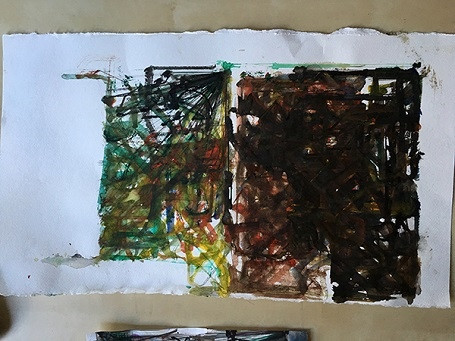 Ngắm tác phẩm tranh trừu tượng được vẽ bởi người máy trong 36 giờ ảnh 2