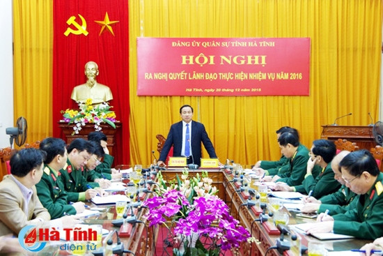 Phát huy sức mạnh tổng hợp, hoàn thành nhiệm vụ QS-QP năm 2016 ảnh 1 Phát huy sức mạnh tổng hợp, hoàn thành nhiệm vụ QS-QP năm 2016 ảnh 1