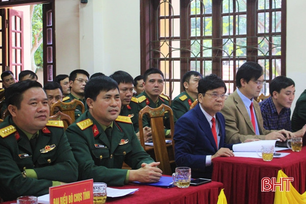 Trung tá Phan Huy Tiệp làm chính trị viên Ban chỉ huy Quân sự Thạch Hà