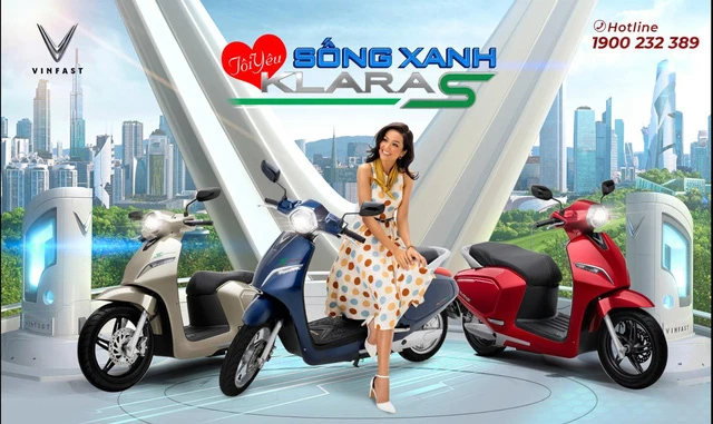 VinFast Klara S – Xe máy điện thông minh, tiện dụng