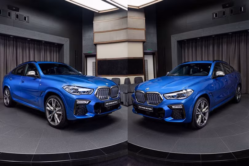 Chi tiết BMW X6 M50i phiên bản màu xanh Riverside Blue