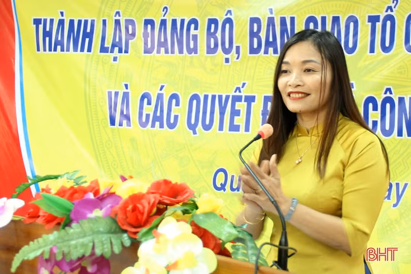 Vũ Quang công bố thành lập Đảng bộ các xã Quang Thọ và Thọ Điền