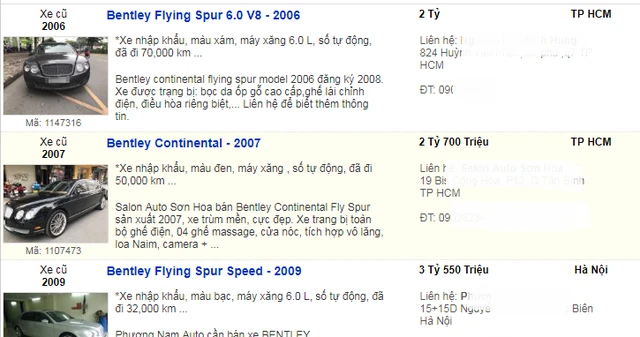 o to cu dua nhau xuong gia xe sang sap san xe nho do day