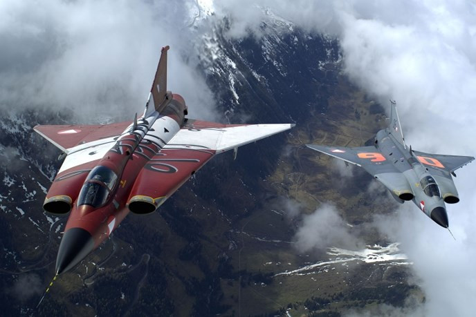 saab 35 draken rong sat dang so cua khong quan thuy dien