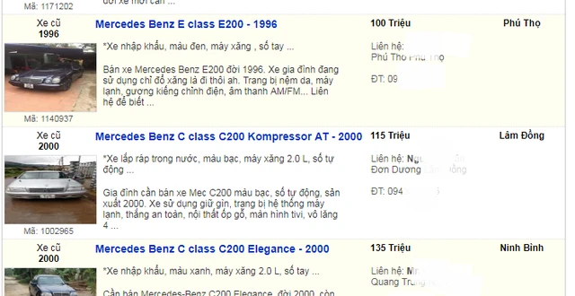 o to cu dua nhau xuong gia xe sang sap san xe nho do day