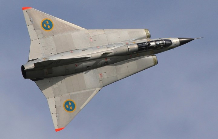 saab 35 draken rong sat dang so cua khong quan thuy dien
