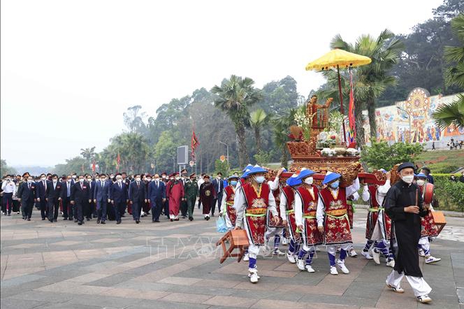 Lễ khai ấn tại Khu di tích lịch sử văn hóa Đại Hùng - Hà Tĩnh