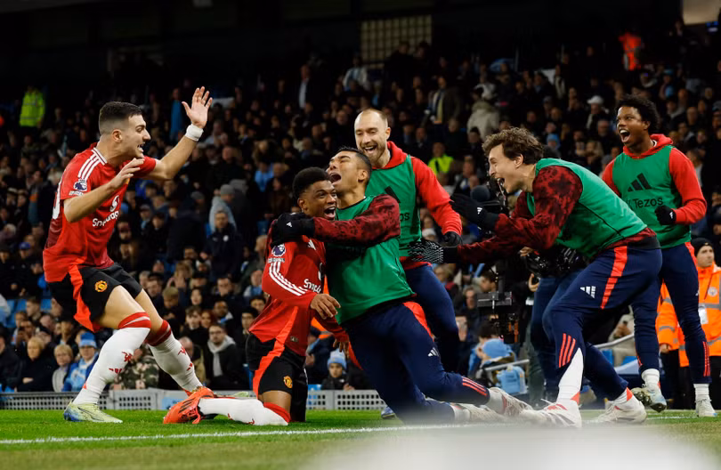 Amad sắm vai người hùng của MU.