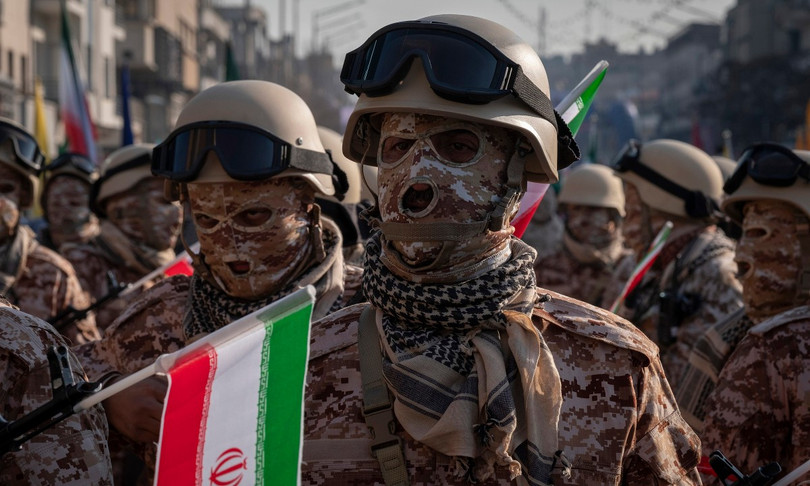 Lực lượng Vệ binh Cách mạng Hồi giáo Iran duyệt binh ở Tehran ngày 10/1. Ảnh: Reuters 2025-01-10t000000z-1079593841-5803-9472-1749819559.jpg