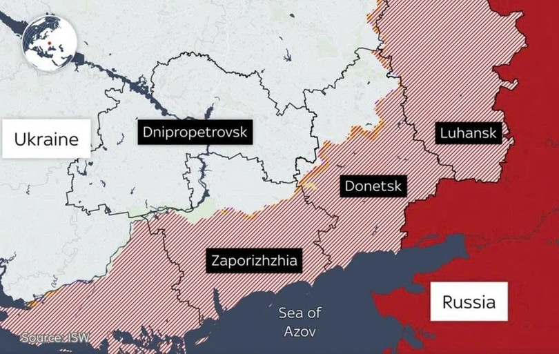 Vị trí vùng Dnipropetrovsk (Ảnh: Sky News). b1.jpg