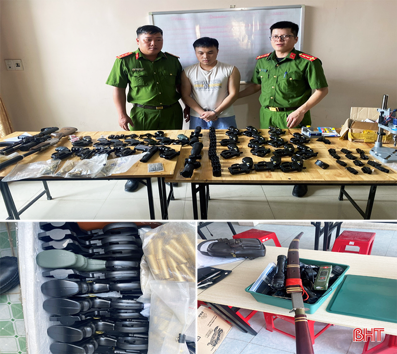 Lực lượng chức năng bắt giữ đối tượng tại nhiều địa điểm ở các tỉnh miền Bắc. bqbht_br_123.png