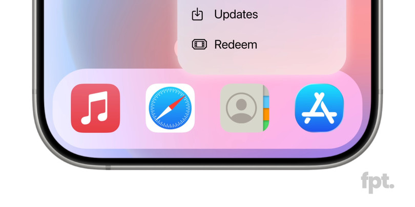 Prosser cho biết biểu tượng tròn bị ẩn trong các bản iOS 19 nội bộ. Theo mô tả, biểu tượng chỉ chuyển sang hình tròn khi được nhấn giữ. Nhiều khả năng Apple đang che giấu thay đổi cho đến khi iOS 19 ra mắt tại WWDC 2025.