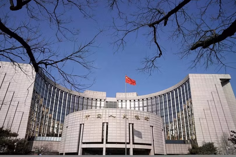 Ngân hàng Nhân dân Trung Quốc (PBoC) tại Bắc Kinh (Trung Quốc). Ảnh: Reuters.