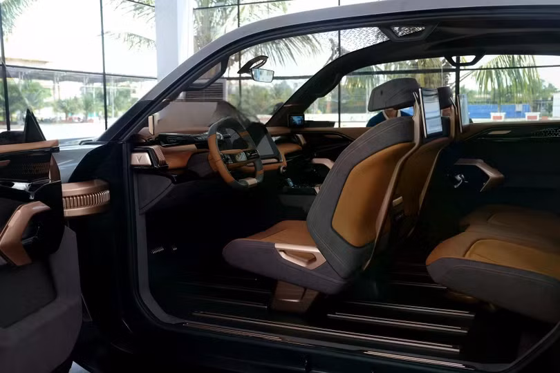 Bán tải VF Wild được đồn đoán sẽ là EREV đầu tiên của thương hiệu VinFast. Ảnh: Đan Thanh.