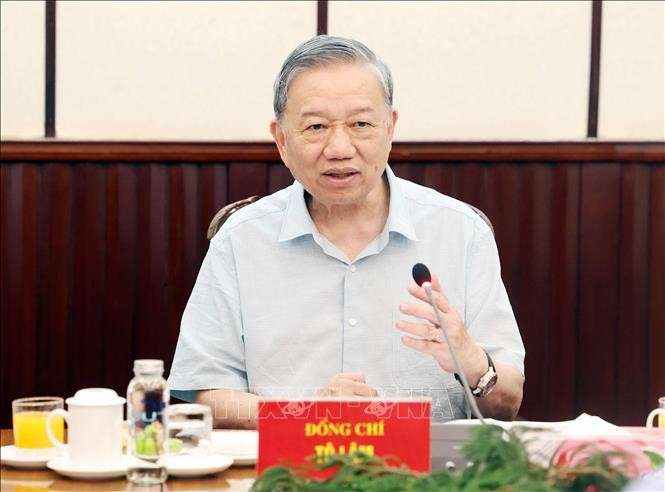 Tổng Bí thư Tô Lâm phát biểu. Ảnh: Thống Nhất/TTXVN Tổng Bí thư Tô Lâm phát biểu. Ảnh: Thống Nhất/TTXVN