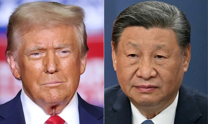 Tổng thống Mỹ Donald Trump (trái) và Chủ tịch Trung Quốc Tập Cận Bình. Ảnh: AFP Tổng thống Mỹ Donald Trump (trái) và Chủ tịch Trung Quốc Tập Cận Bình. Ảnh: AFP