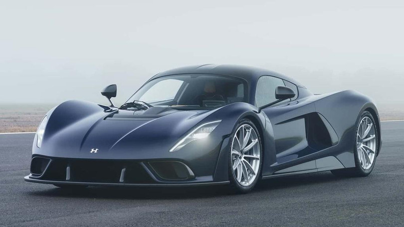 Hennessey Venom F5 đã &quot;cháy hàng&quot;, được trang bị động cơ V8 dung tích 6.6L tăng áp kép, cho công suất 1.817 mã lực và tốc độ cực đại hơn 480km/h (Ảnh: Hennessey).