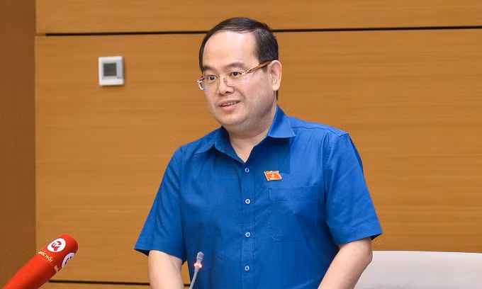 Đại biểu Quản Minh Cường, Bí thư Tỉnh ủy Cao Bằng. Ảnh: Cổng TTĐT Quốc hội