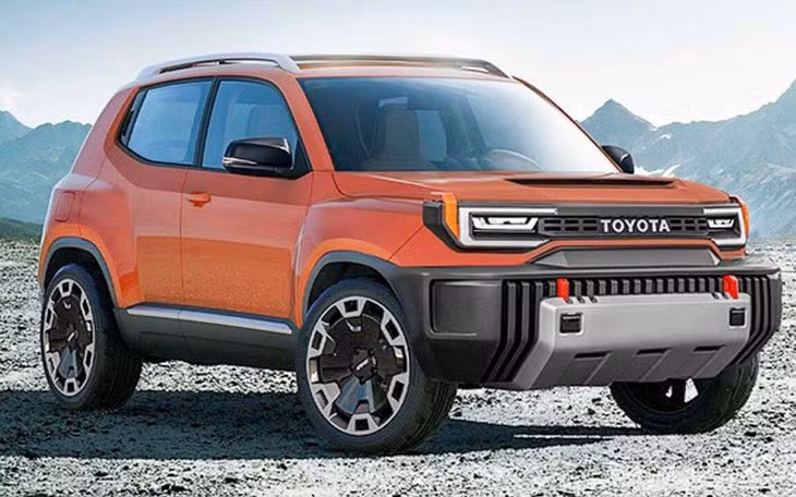 Phác họa thiết kế Toyota mini Fortuner mang thiết kế off-road xen lẫn thể thao, năng động - Ảnh: RushLane