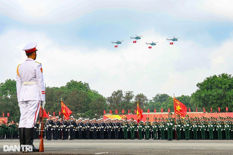 36 khối diễu binh tham gia hợp luyện chào mừng Giải phóng miền Nam, thống nhất đất nước. (Ảnh: Khoa Nguyễn). a1-9510.jpg
