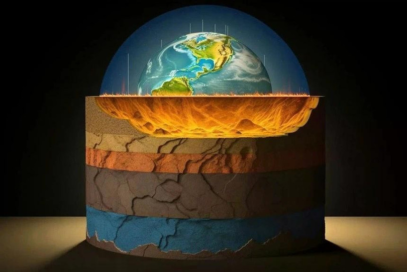 99% trữ lượng vàng bị kẹt trong lõi Trái Đất. Ảnh: Shutterstock.