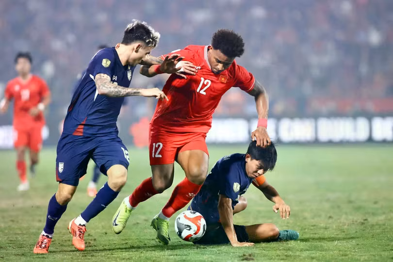 Tuyển Việt Nam cần tận dụng lợi thế sân nhà để giành kết quả tốt trước Thái Lan. Ảnh: Anh Tiến, Bảo Ngọc.