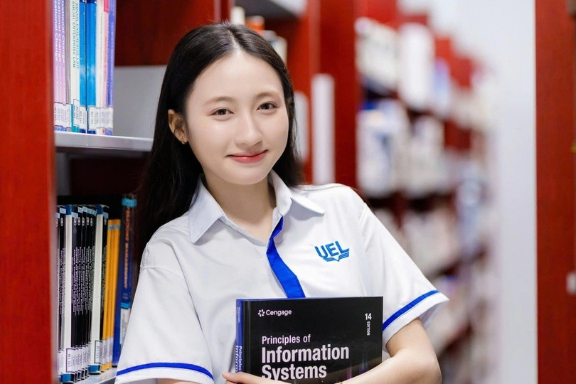Sinh viên Trường Đại học Kinh tế - Luật, Đại học Quốc gia TPHCM (Ảnh: Tiến Xuân UEL). a1.jpg